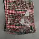 Red Checkered Print Cloth Napkins 100% Cotton, 18" X 18" Washable Dinner Napkins Cloth Set, Set of 6 Napkins for Party, Wedding, Cocktail