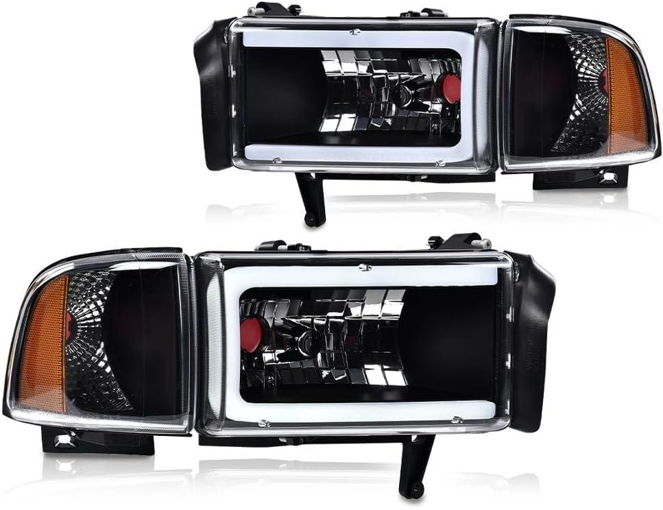 G-PLUS LED Headlights Fit Ram 1500 1994 1995 1996 1997 1998 1999 2000 2001