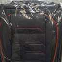 Fit Trailblazer Car Seat Covers for Select Chevrolet/Chevy Trailblazer 2021-2025 2026 - Full Coverage Leather, Waterproof & All Weather Seat Cushion Protector, Full Set, Black with Red Trim