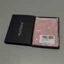 RUNBOX Slim Wallets for Men - Leather Money Clip Mens Wallet - RFID Blocking Front Pocket Bifold Wallet - Thin Credit Card Holder with Gift Box (palm grain orange)