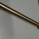 Ivilon Tension Curtain Rod - Spring Tension Rod for Windows or Shower, 36 to 54 Inch. Warm Gold