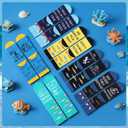 2 x Jspupifip 3/6 Pairs Funny Fishing Socks for Men, Novelty Cotton Crew Sock