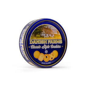 Pack Of 3 Danish Farms Traditional Danish Style Butter Cookies in 12 Oz. Gift Tin, No BB Date