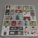 SAND MINE Wooden Christmas Advent Calendar with 24 Drawers, Countdown to Christmas, Refillable Wooden Advent, White