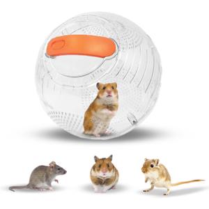 Clear Hamster Exercise Ball (7)  Sturdy Dwarf Hamster Ball for Safe, Active Play  Ventilated Small Animal Toys for Gerbils, Mice & Other Small Pets  Must-Have Pet Rat Accessories