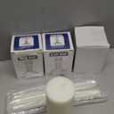 3 Pcs Clear Candle Holder, Glass Pillar Candle Holder Set for Taper Candlestick Pillar(Clear)