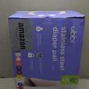 Ubbi Steel Diaper Pail, Odor Locking, No Special Bag Required, Award-Winning, Registry Must-Have, White