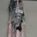 Mannequin Head Stand, Adjustable Wig Stand, Reinforced Metal Mannequin Head Stand for Cosmetology Hairdressing Training, Pink