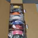 JAYO Rapid PLA 3D Printer Filament Bundle 2KG, High Speed PLA Filament 1.75mm 50mm/s - 600mm/s Print Range, 8 Pack 250g Spool Filament (Black, White, Blue, Red, Pink, Orange, Yellow, Olive Green)