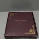 Photo Album 4x6 200 Photos,Genuine Leather Photo Albums with Writing Space with 30 Writing Paper, Travel Family Wedding Kids Graduation Ultrasound Baby Picture Album Scrapbook Photo AlbumLove Tree