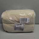 H.VERSAILTEX Stretch Dining Chair Covers Set of 6 Chair Covers for Dining Room Parsons Chair Slipcover Chair Protectors Covers Dining, Feature Textured Checked Jacquard Fabric, Natural