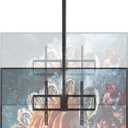 50-100'' Swivel TV Ceiling Mount, up to 176lbs, 45.3-66.9'' Adjustable Height Hanging TV Mount, Fits Pitched/Vaulted Roof, Max VESA 800x600 mm