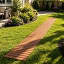 12FT Garden Pathway,15mm HDPE Outdoor Garden Walkway, Non-Slip Weather Resistant Garden Boardwalk for Patio Lawn Backyard Bathroom,No Assembly