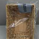 Edergoo Wicker Picnic Basket with Handles, Wicker Baskets with Wooden Base for Picnic, Camping & Storage Basket (Large, Seagrass)