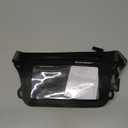 WILD HEART Waterproof Waist Bag IPX8 with Adjustable Waist belt Screen Touchable Dry Bag Double Inner Pocket for Swimming Diving Floating Rafting Boating (black)