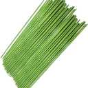 Xilanhhaa 100 Pcs 14 Inch 18 Gauge Floral Stems Wire,Green Flower Paper Wrapped Wires,DIY Crafting Floral Stem for Artificial Flowers Arrangements,Bouquets Flower Making Supplies