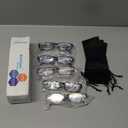 Kerecsen Reading Glasses 5 Pairs Fashion Ladies Readers Spring Hinge with Pattern Print Eyeglasses for Women (Mix Color -2, 4.50)