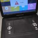 WONNIE 17.9" Portable DVD Player with 15.4" Large HD Swivel Screen, 6 Hours Rechargeable Battery, DVD Player Portable Support MP4, MKV Video & USB/SD Card/Sync TV, High Volume Speaker, All Regions