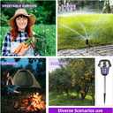 4 Pack Solar Bug Zapper Outdoor Solar Mosquito Zapper Outdoor Mosquito Repellent Outdoor,Mosquito Trap Used to Keep Gnat Small Flying Insect Away,Solar Bug Zapper Outside