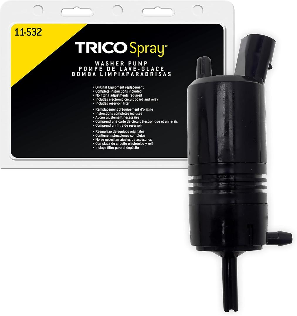 TRICO Spray Automotive Replacement Windshield Washer Pump (11-532) Fits Select Buick, Cadillac, Chevrolet, and Pontiac Model Years