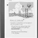 Plant-Based Leather Folio Cover with Magnetic Attach, Designed with Sustainability in Mind for Amazon Kindle Scribe (Black)