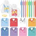 ANGOLIO Nurse Sticky Notes with Pens - National Nurses Day 97Pcs Funny Costume Self-Stick Notes Nursing Student Essentials School Stationary Gifts Booklet Notepads Pens for Hospital School Party Gifts