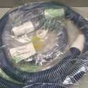1 1/2" Swimming Pool Filter Hose for Above Ground Swimming Pool Vacuums with Hose Clamp 3FT 6FT (2 set)