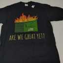 Original Are We Great Yet Anti Trump Dumpster Premium T Shirt M