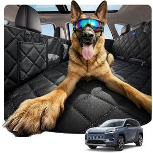 Rorhxia Dog Seat Cover for Back Seat [2026 New Foldable for Passenger Seat] Hard Bottom Dog Hammock, Waterproof Car Seat Protector, Universal for SUVs & Mid-Size Trucks, Heavy-Duty for Large Dogs