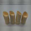 Restaurantware 4 Ounce Small Dessert Cups Slanted Dessert Tasting Cups - Disposable Serves Hors d'oeuvres Samples Or Snacks Pinewood Appetizer Containers For Weddings Parties And Events