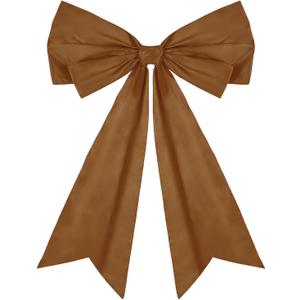 1 Pcs Large Khaki Coquette Bow For Backdrop 27.6 X 21.7 Inches Big Khaki Bows Room Wall Decor Giant Ribbon Tie Hanging Gift for Birthday Bachelorette Party Girl Baby Shower Bridal Shower Wedding