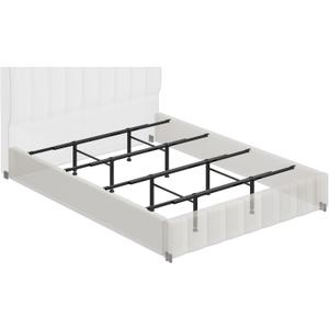 Bed Center Support with 8 Adjustable Legs - Heavy Duty Metal Middle Support Bar System for Full Queen King Cal King Wood,Upholstered,Metal Beds