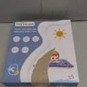 Infinno Inflatable Tummy Time Mat Premium Baby Water Play Mat for Infants and Toddlers Baby Toys for 3 to 24 Months, Strengthen Your Baby's Muscles, Portable (Blue)