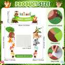 Gilprop Woodland Friends Classroom Door Decor Animals Themed Border Trim Bulletin Board Set Woodland Birthday Porch Sign for 2026 Vbs Classroom Decor Kids Preschool Kindergarten Teachers School Home