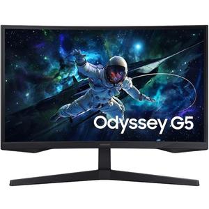 Samsung 32" Odyssey G5 QHD (2560 x 1440) 165Hz Curved Gaming Monitor, 1ms Response Time, AMD FreeSync LS32CG554ENXZA, DisplayPort Cable Included