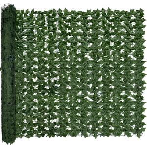 Artificial Ivy Privacy Fence Screen,128" by 60" (53.5 SQFT) UV-Anti Faux Hedge Fence and Fake Ivy Vine Leaf Wall Panels for Indoor&Outdoor Green Backdrop, Garden Greenery Decor