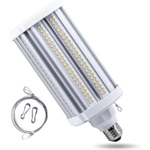 60W Super Bright light bulbs , 7800 High Lumen LED Corn Light Bulb (450W Equivalent), E26 Base Daylight White 5000K, Energy Saving Light for Garage Warehouse Outdoor Indoor Backyard Barn Workshop