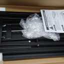 Decoholic Single 24 inch Scissors Lift Keyboard and Mouse Riser, Height Adjustable Standing Desk Converter for Ergonomic Sit Stand Workstationssuitable to hold large/small items (24inch, Black)