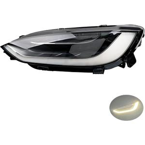 LED Headlamps, Compatible with 2022 2023 2024 Tesla X Plaid Base Sport Utility 4-Door Headlights, Replace 1800040-00-B 180004000B 1800040 Front Left Driver Side Led Matrix Head Lamps Assembly