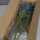 N&T NIETING Babys Breath Flowers, 15Pcs Fake Gypsophila Plants Artificial Blue White Baby Breath Flowers Bulk for Wedding Bouquets Party Home Garden Decoration, Blue & White
