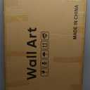 Framed Black and White Abstract Canvas Wall Art, Modern Art Prints Paintings Artwork for Walls, Minimalist Abstract Pictures for Living Room Dining Room Bedroom Office Bathroom Wall Decor 24x36 In