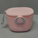 Termichy Baby Formula Dispenser, Portable Milk Powder Dispenser Container with Carry Handle and Scoop for Travel Outdoor Activities with Baby Infant, 8.8OZ, 0.55LB, 250g (Pink)