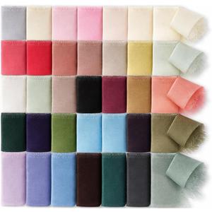 36 Rolls Chiffon Ribbon 1.57 x 118 Yd Handmade Colorful Fringe Chiffon Silk Ribbon for Wedding Invitations, Bridal Bouquets, DIY Crafts, Gifts Wrapping