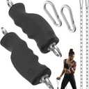 Tricep Rope LAT Pull Down Attachment, Gym Handle for Cable, Gym LAT Pulldown Cable Machine Pulley System Accessory, DIY Workout Equipment for Home Gym