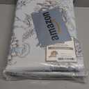 H.VERSAILTEX Blackout Curtains 108 Inch Length 2 Panels Set Floral Print Curtain Drapes for Living Room Thermal Insulated Grommet Window Curtain for Bedroom - Traditional Floral in Brown and Soft Teal