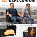2 x Sekey Stadium Seats with Back Support, Armrests & Soft Cushion, X-Large