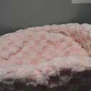 ABCPET Cat Bed Cats Couch for Puppy and Kitten, Fluffy Pet Couch Small Dog Sofa Bed, Supportive Cat Sofa for Indoor Cats, Washable Cover & Non-Slip, 26 inch, Pink