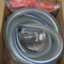 Fuel Transfer Pump Battery Powered, 12GPM Electric Pump Kit with 21V 4.0Ah Battery & Charger, Portable Cordless Pump with Auto-off Nozzle & 2x 6.6FT Hoses for Diesel Kerosene Transfer