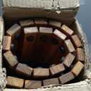 Bare Decor Fuji String Spa Shower Mat in Solid Teak Wood Oiled Finish, 30" Square Mat, Brown (2'6" x 2'6" (Square))