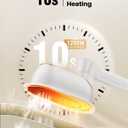 Travel Steamer Iron for Clothes, 1200W Portable Handheld Steamer Iron 4Mode with LCD Display 10S Fast Heating 180 Swivel Handle Powerful Wrinkle Remover, Garment Steamer for Home, Dorm, Travel, White